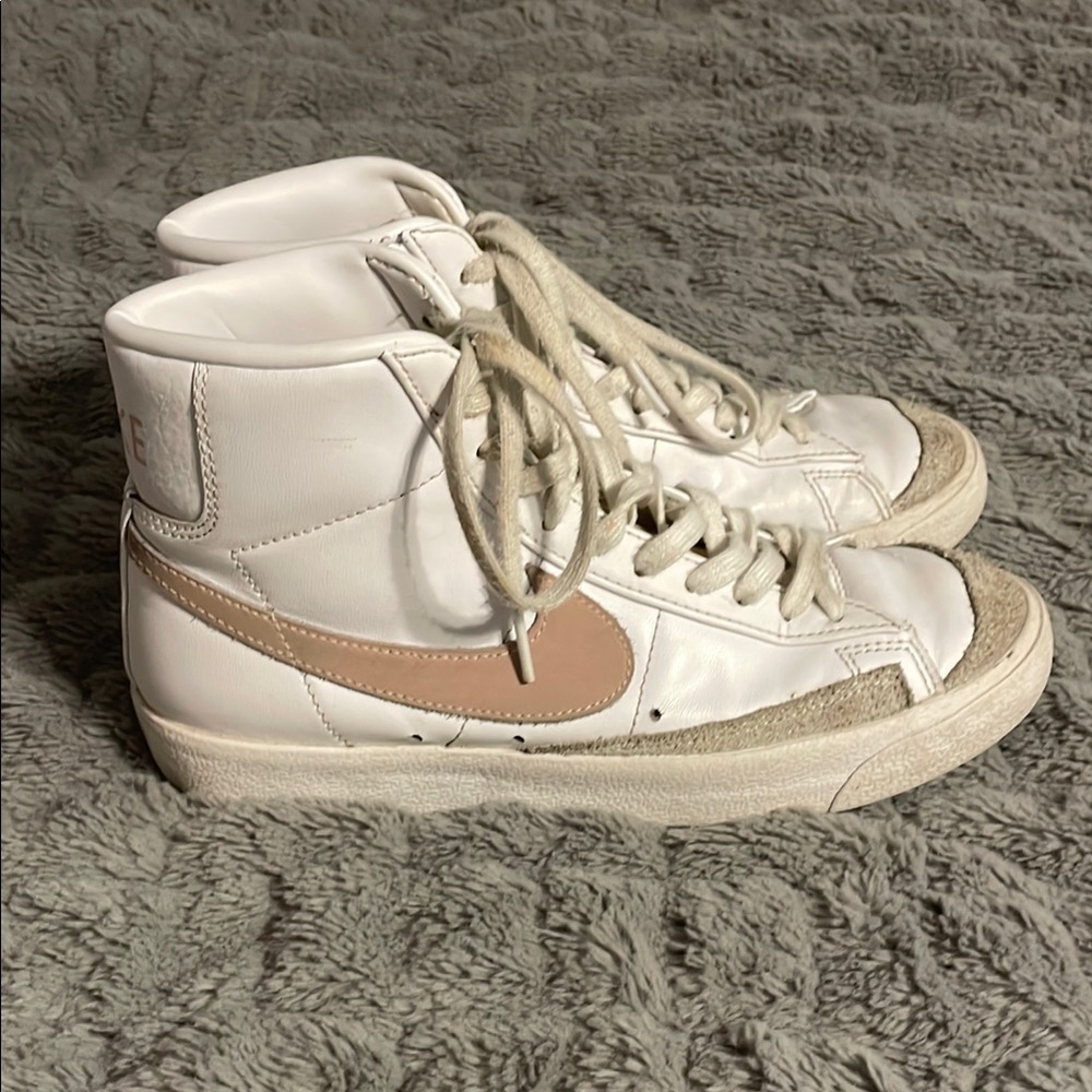 Light Pink Nike Blazers